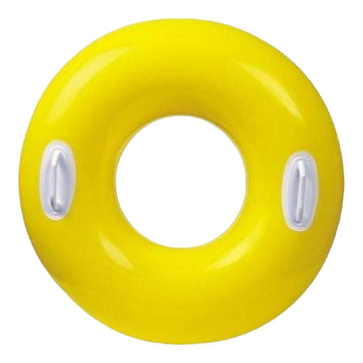 Picture of INTEX HI-GLOSS TUBES WITH HANDLES 76CM YELLOW
